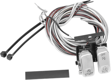 DRAG SPECIALTIES Switch Kit - Start/Stop - Chrome H18-0333C-S