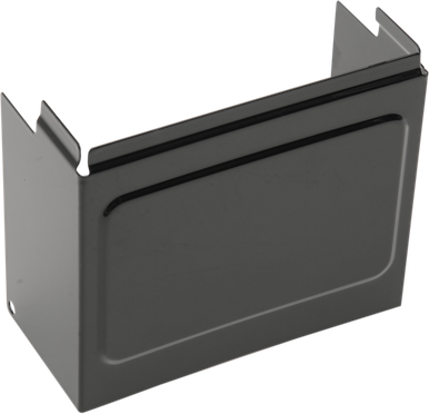 DRAG SPECIALTIES Battery Cover - Raised - Black 25-0006GB