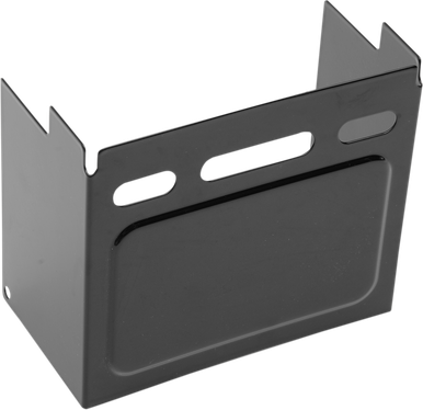DRAG SPECIALTIES Battery Cover - Raised - Black 25-0028GB