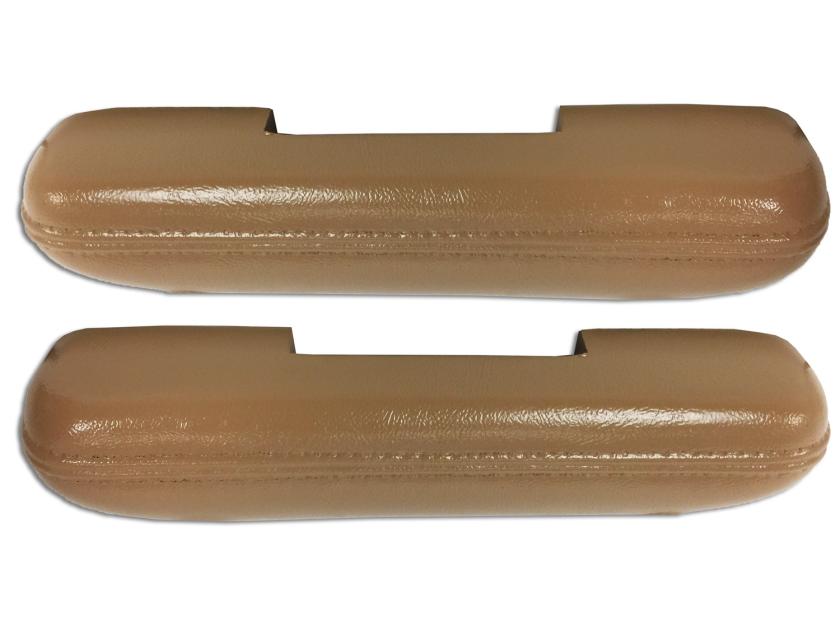 Auto Pro USA 1967 Ford Mustang Arm Rest, Right/Passenger Side and Left/Driver Side, Saddle AR67SAD