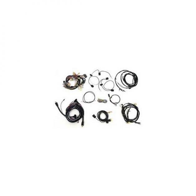 Chevy Wiring Harness Kit, V8, Manual Transmission, 2-Door Sedan, 1957