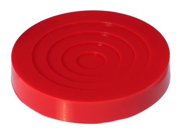 Hydraulic Floor Jack Red Polyurethane Pad, 9