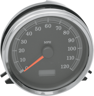DRAG SPECIALTIES Electronic MPH Speedometer - Black Face 76436A