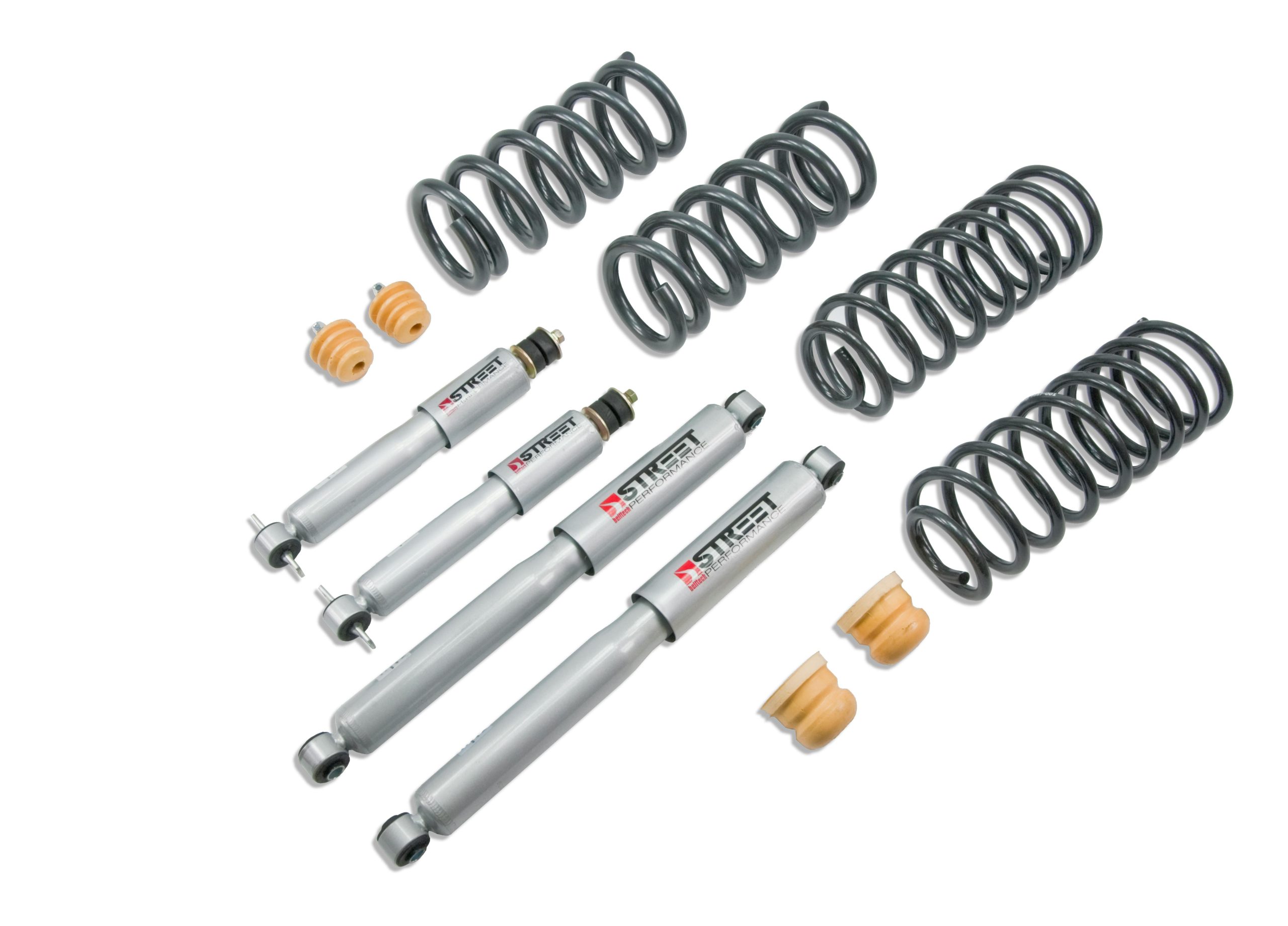 Belltech 964SP 2009-2018 Dodge Ram 1500 (Std Cab) 2" F/4" R drop W/ Street Performance Shocks