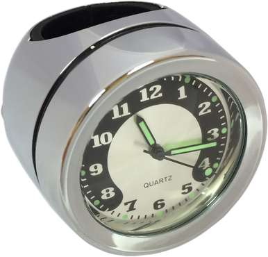 DRAG SPECIALTIES Handlebar Mount Clock - Chrome - For 1" Bar O91-6821N