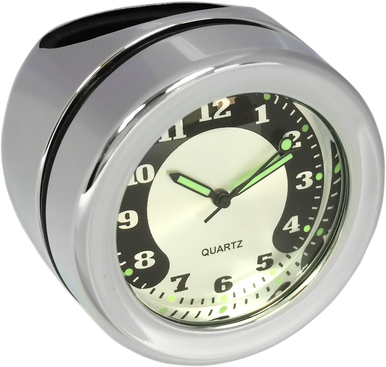 DRAG SPECIALTIES Handlebar Mount Clock - Chrome - For 1.25" Bar O91-6822N