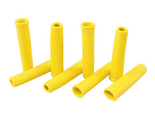 Protect-A-Boot, Yellow, (8) per pack, 6 Inch, Non-flammable, Spark plug boot and wire protection