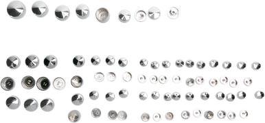 DRAG SPECIALTIES Bolt Covers - Chrome 352017