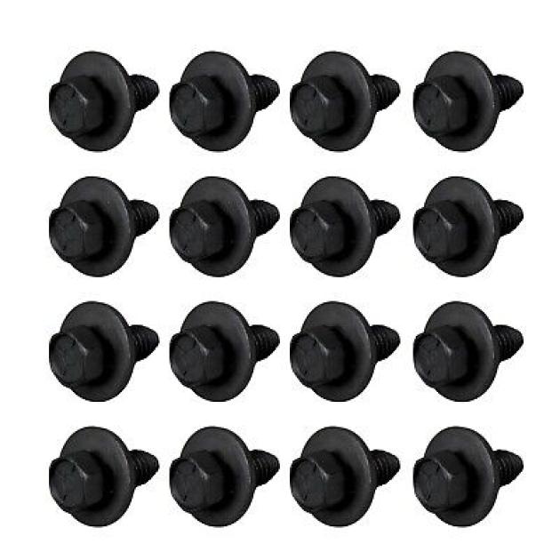 Redline Restomotive 1968-1982 Chevrolet Corvette 16 Piece Door Hinge Bolt Set