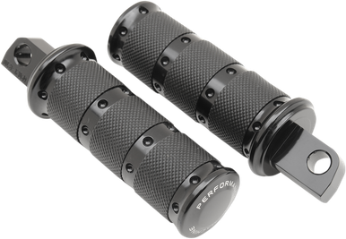 PERFORMANCE MACHINE (PM) Footpeg - Black - XLS 0035-1161-B