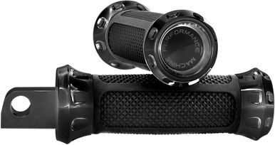 PERFORMANCE MACHINE (PM) Over Drive Footpeg - Black 0035-1158-B