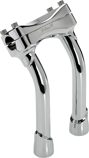 BILTWELL Risers - Murdock - Oversized - Pullback - 8" - Chrome 6414-105-08