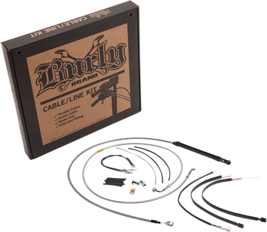 BURLY BRAND Control Kit - 16" Gorilla Handlebars - Stainless B30-1250