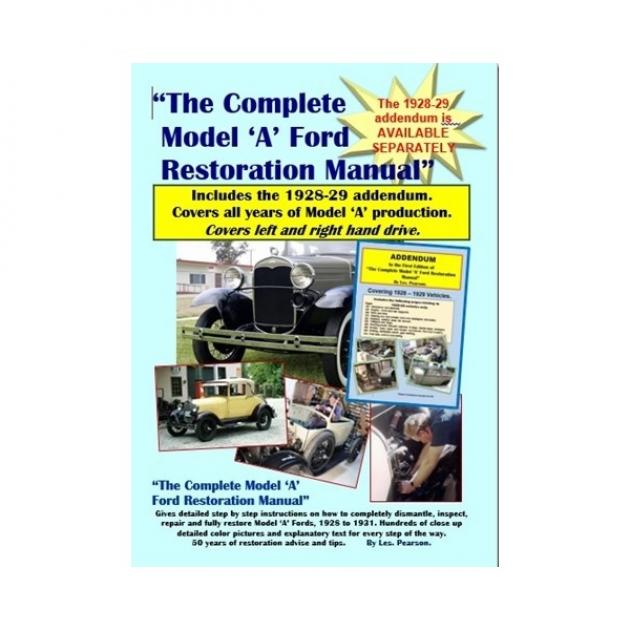 Model A Restoration Manual, Complete, 1928-1931