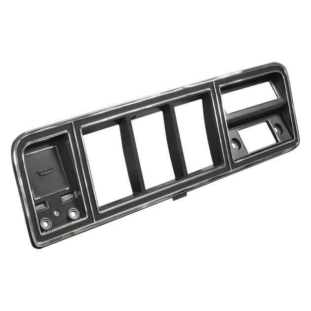 Dennis Carpenter Instrument Cluster Bezel -Painted - w/o Integral A/C - 1973-79 Ford Truck, 1978-79 Ford Bronco D8TZ-10044D70-A