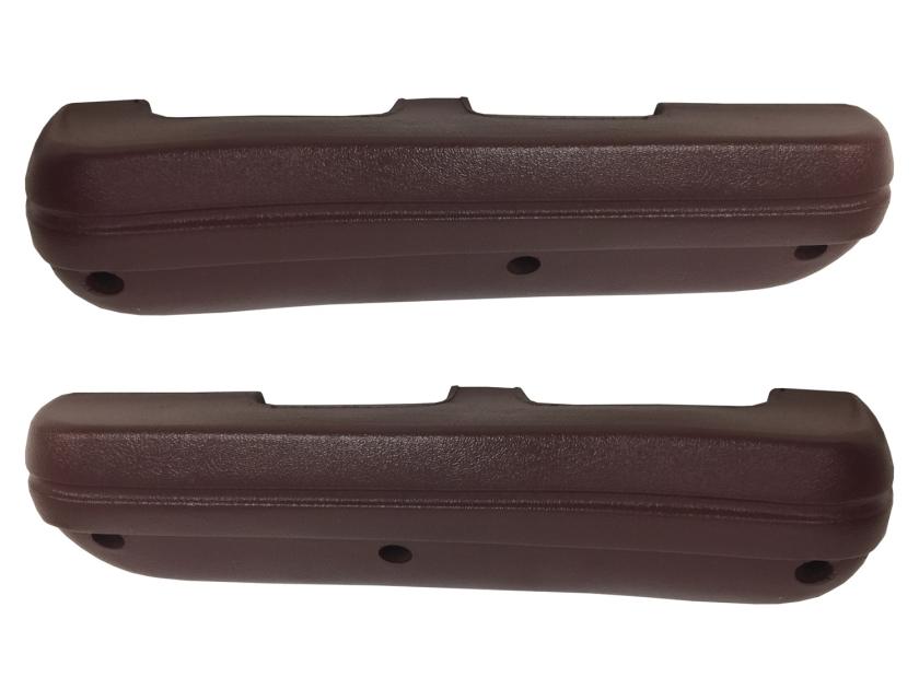 Auto Pro USA 1969 Ford Mustang Arm Rest, Left/Driver Side, Red AR6970RED69-LH