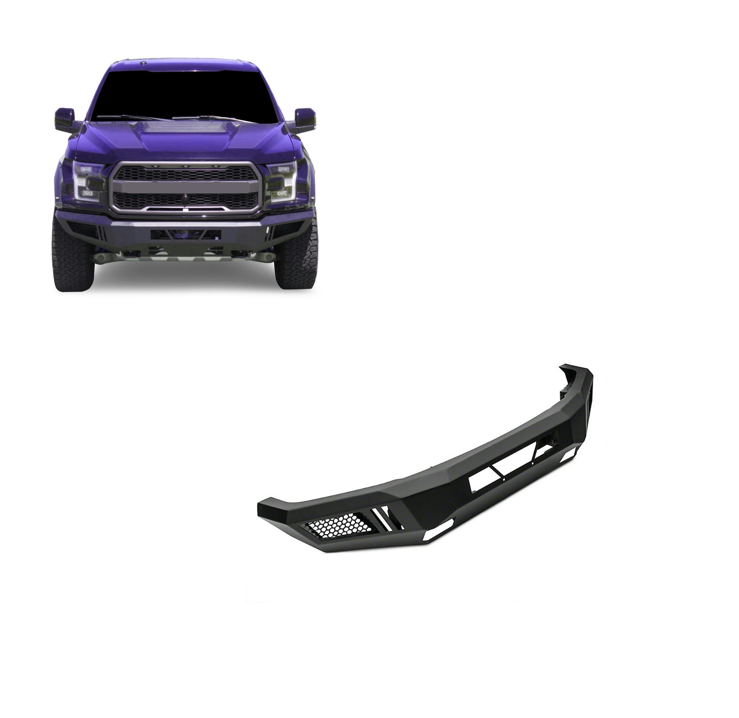 Black Horse Off Road AFB-F1RA-17 Armour Heavy Duty Front Bumper