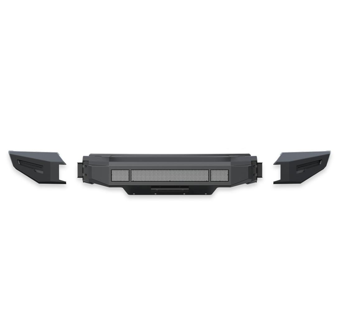 Black Horse Off Road AFB-NIXD-BU Armour II Heavy Duty Modular Front Bumper-Bumper Only
