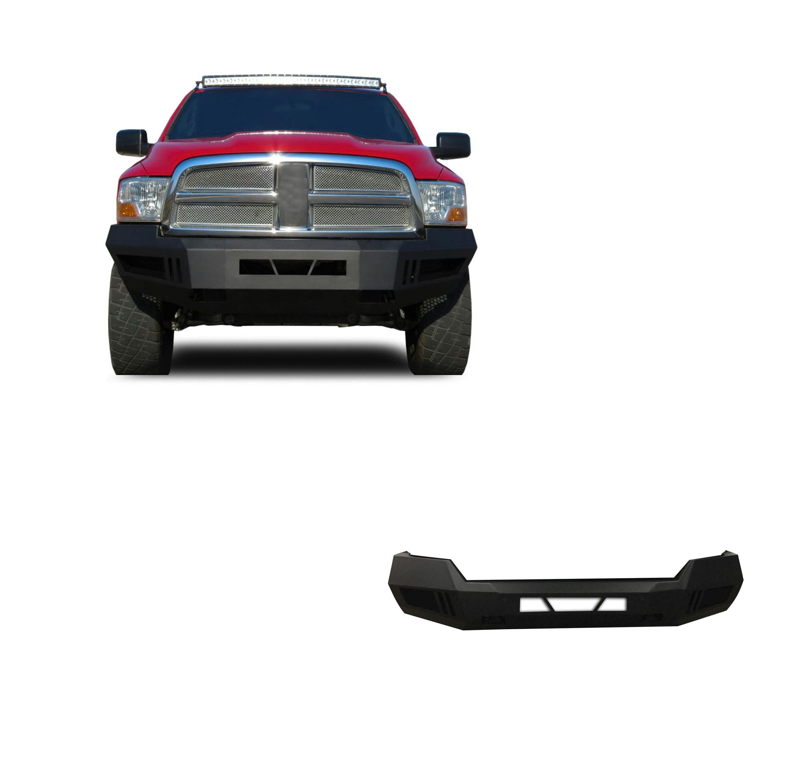 Black Horse Off Road AFB-RA09 Armour Heavy Duty Front Bumper