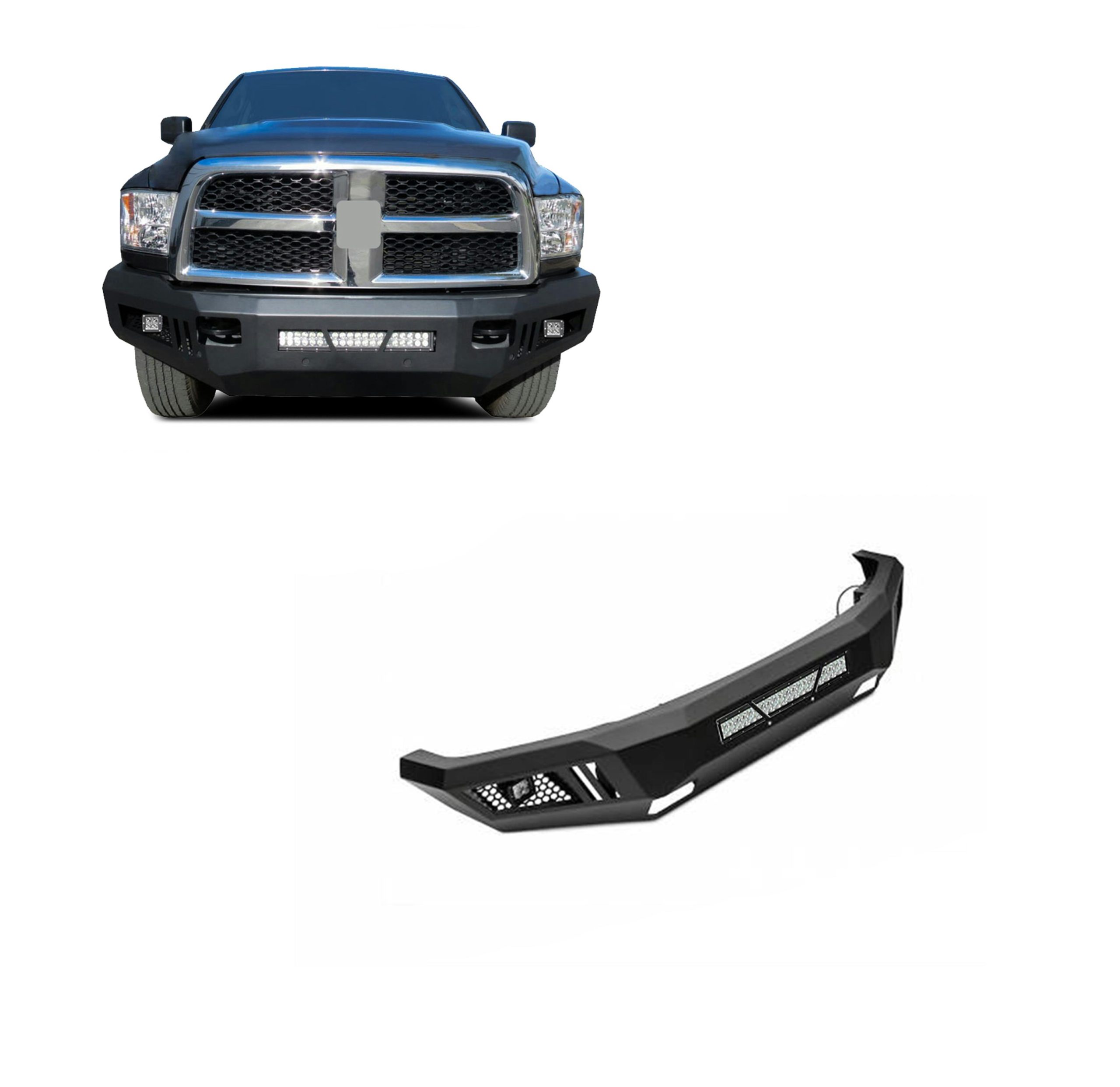 Black Horse Off Road AFB-RA25-10-KIT Armour Heavy Duty Front Bumper Kit
