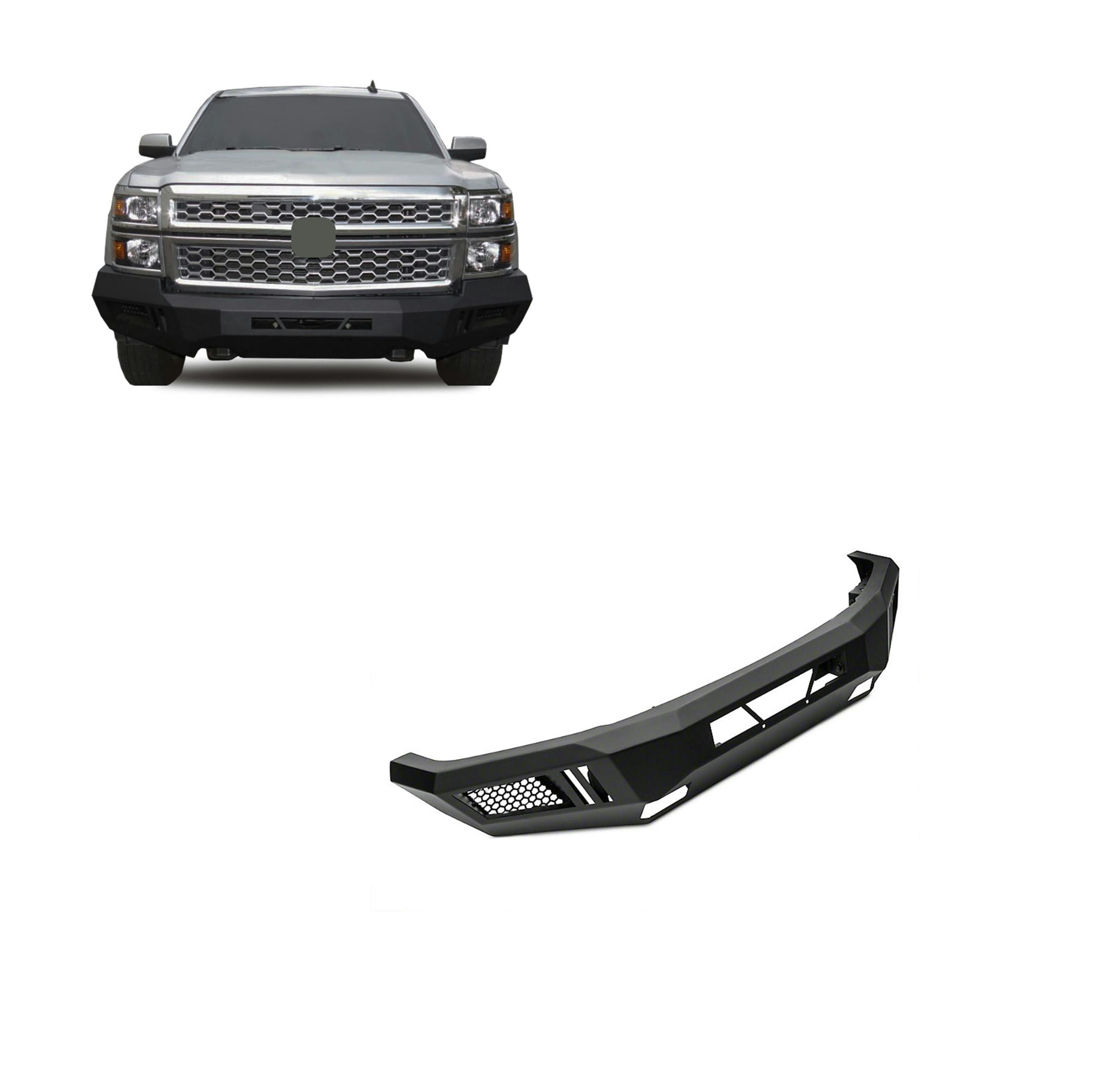 Black Horse Off Road AFB-SI14 Armour Heavy Duty Front Bumper