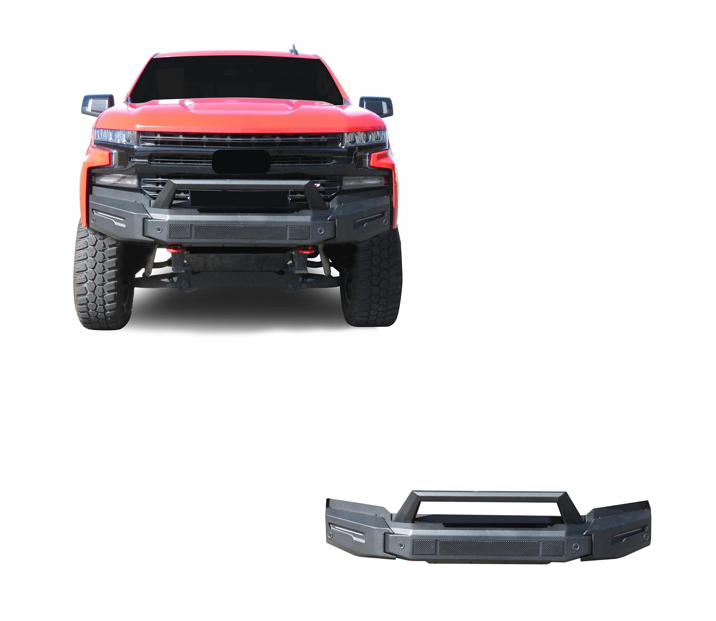 Black Horse Off Road AFB-SI20 Armour II Heavy Duty Modular Front Bumper