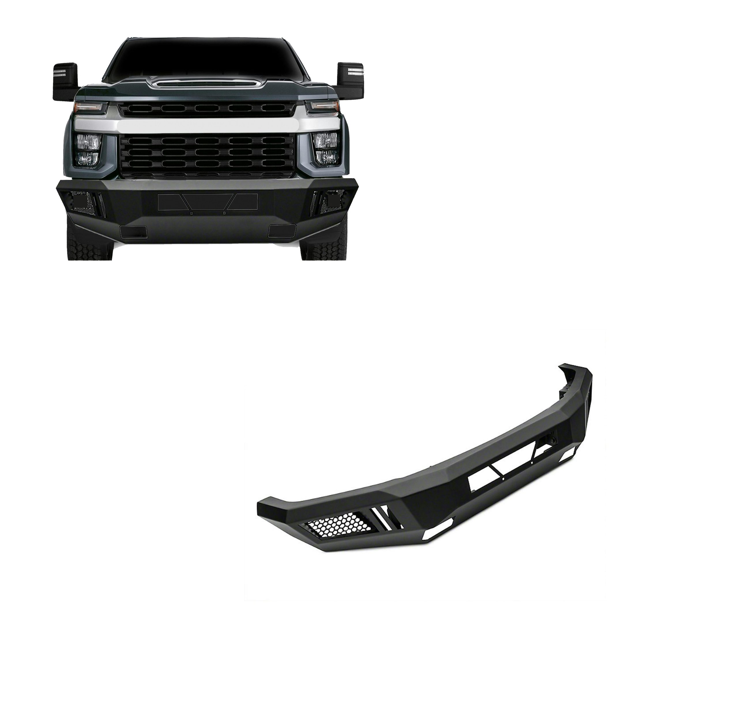 Black Horse Off Road AFB-SI25-20 Armour Heavy Duty Front Bumper