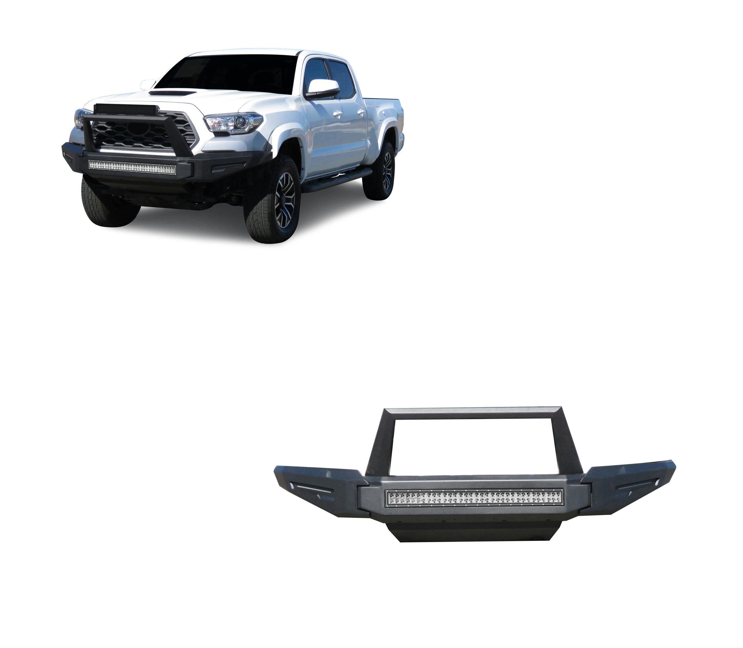 Black Horse Off Road AFB-TA21-K2 Armour II Heavy Duty Modular Front Bumper Kit