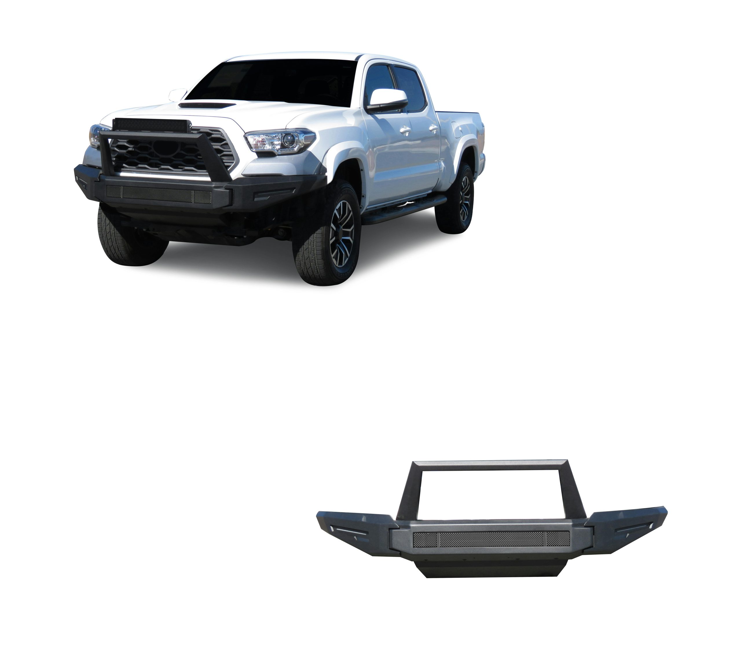 Black Horse Off Road AFB-TA21 Armour II Heavy Duty Modular Front Bumper