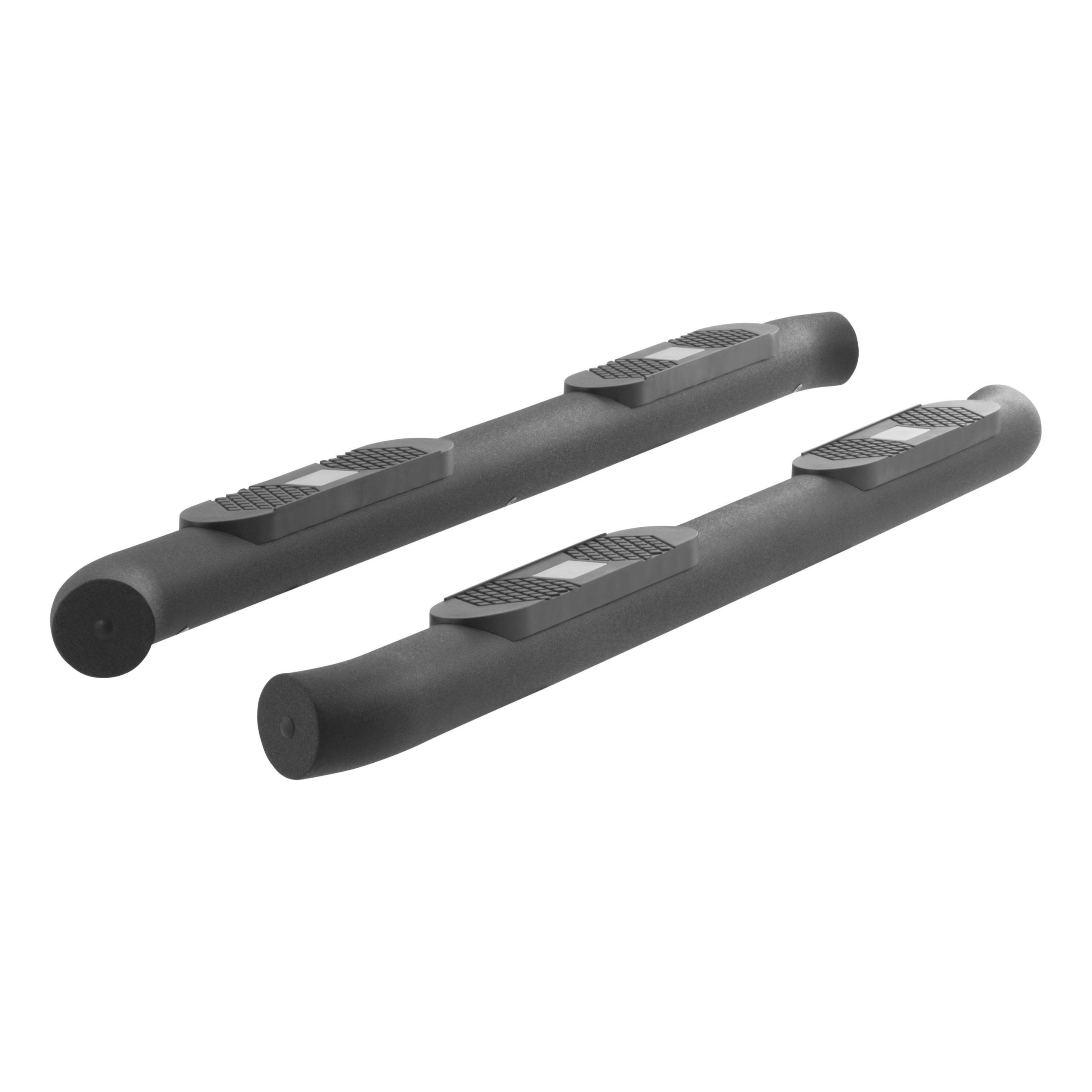 ARIES AL232009 Big Step 4 Black Aluminum Round Side Bars, Select Toyota Tacoma