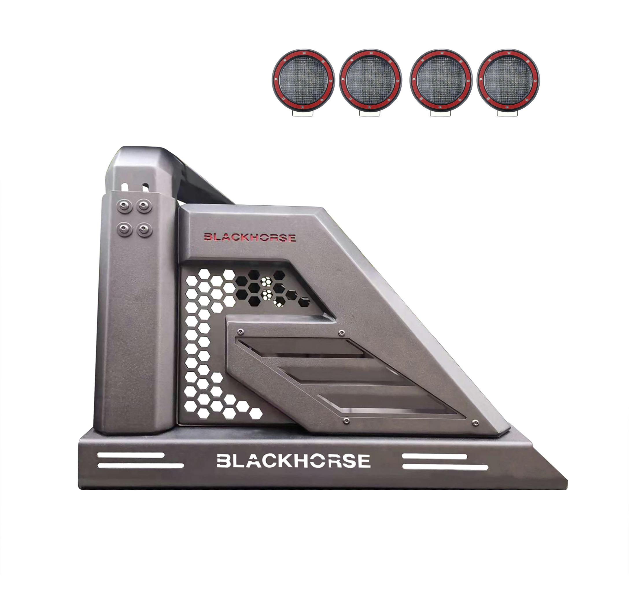 Black Horse Off Road AR2-05B-PLFR Armour II Roll Bar Kit