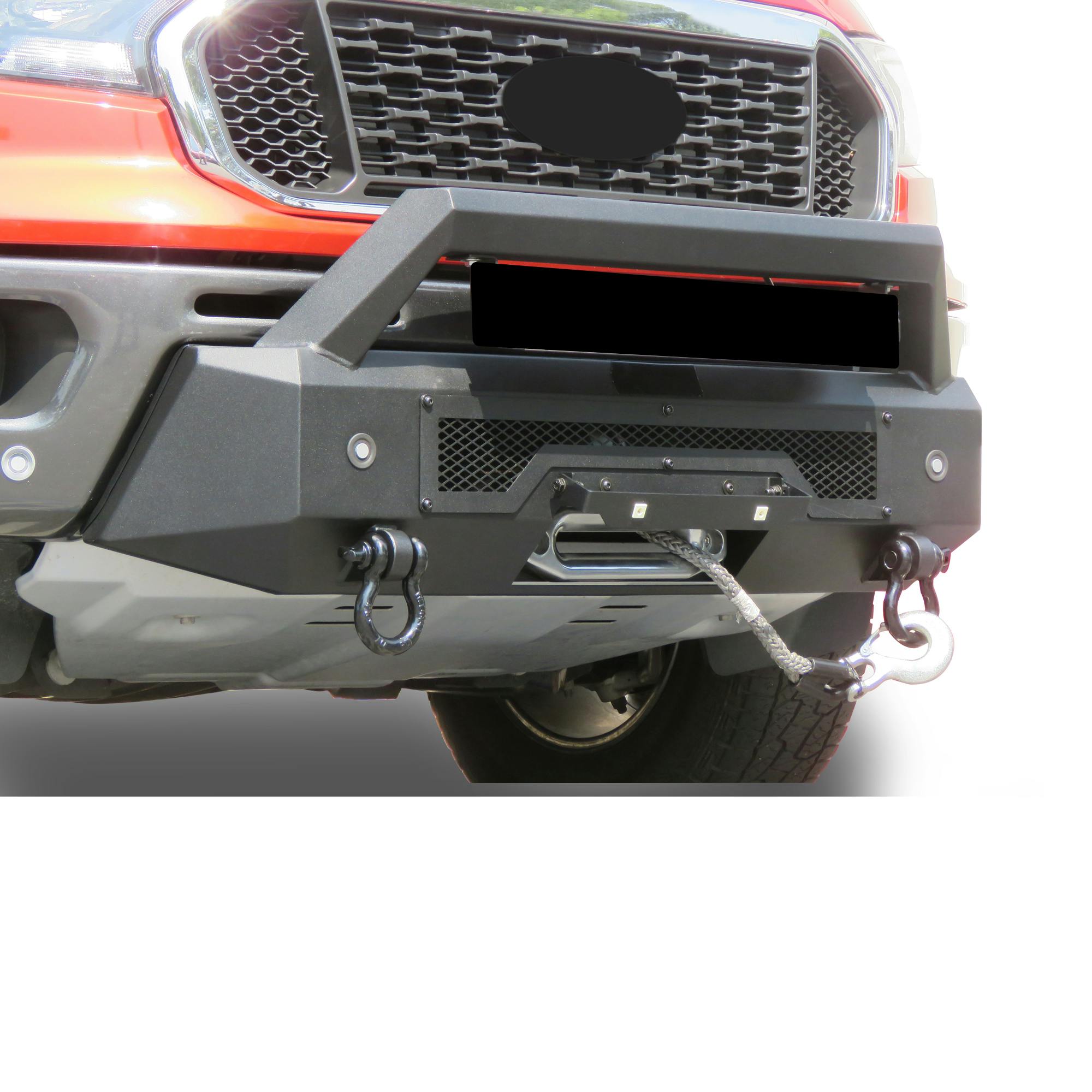 Black Horse Off Road AR3HD43NL Armour III Heavy Duty Front Winch Bumper