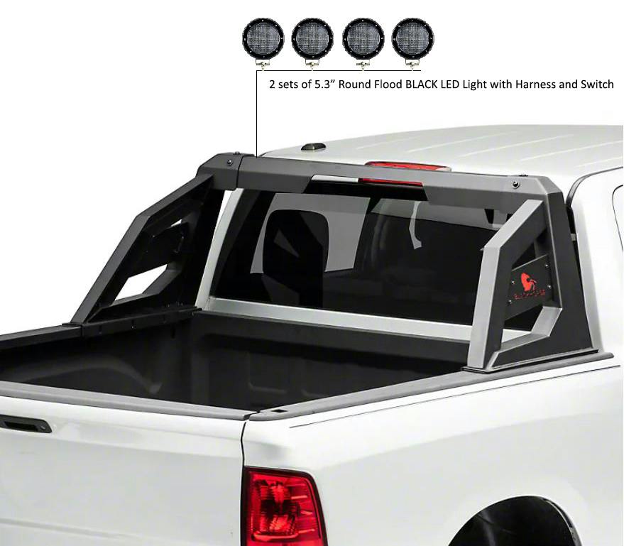 Black Horse Off Road ARB-NIFRB-PLFB Armour Roll Bar Kit