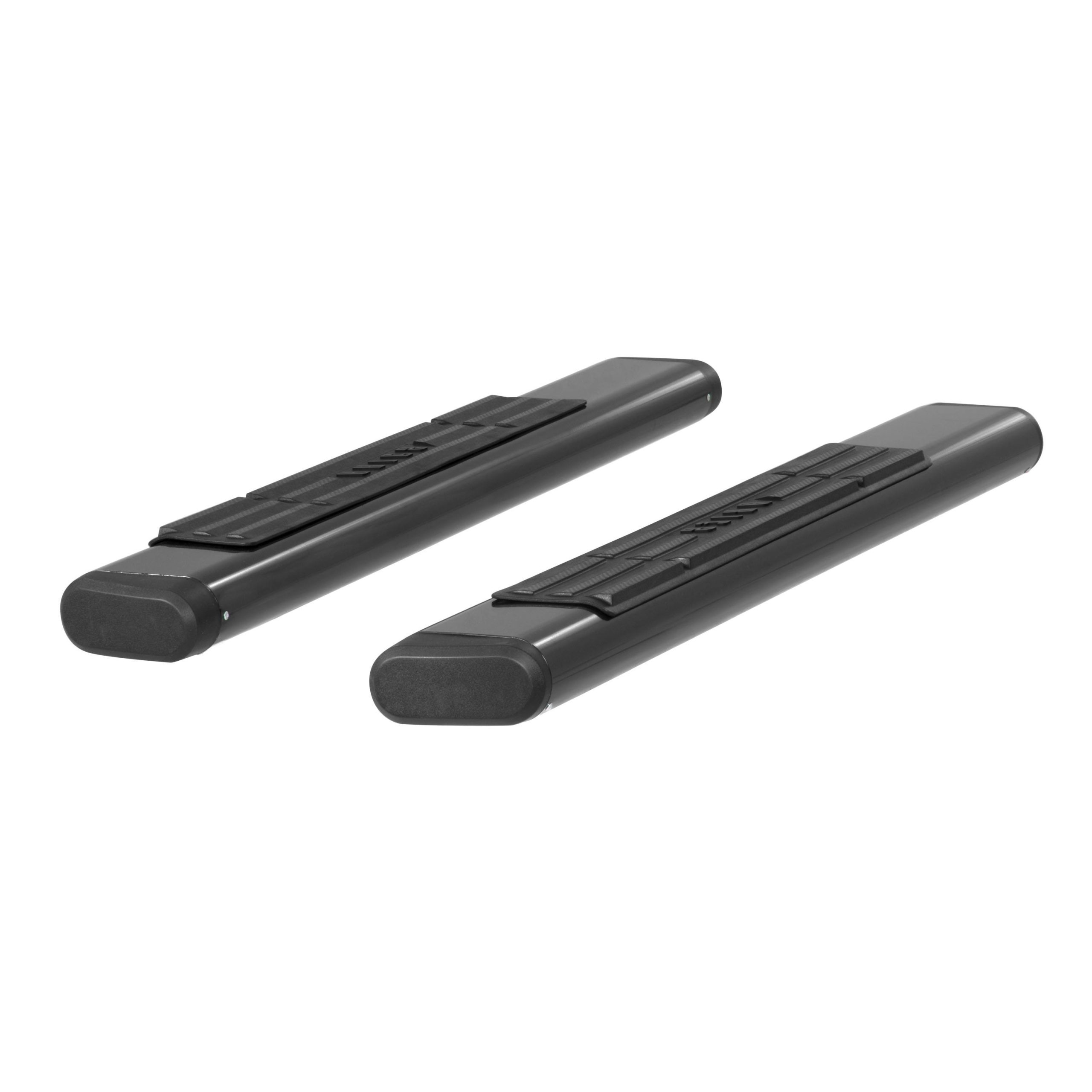 ARIES B2853 6in. x 53in. Black Aluminum Oval Side Bars (No Brackets)