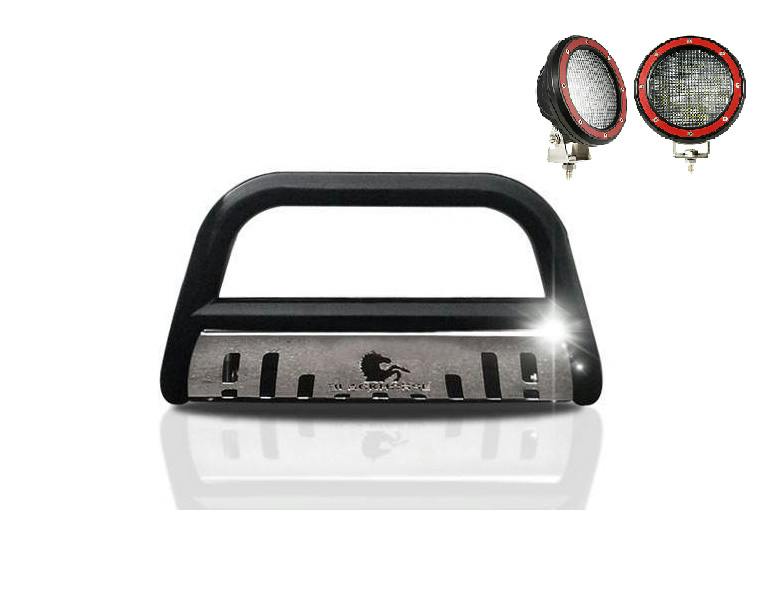 Black Horse Off Road BB093905BS-SP-PLFR Bull Bar Kit