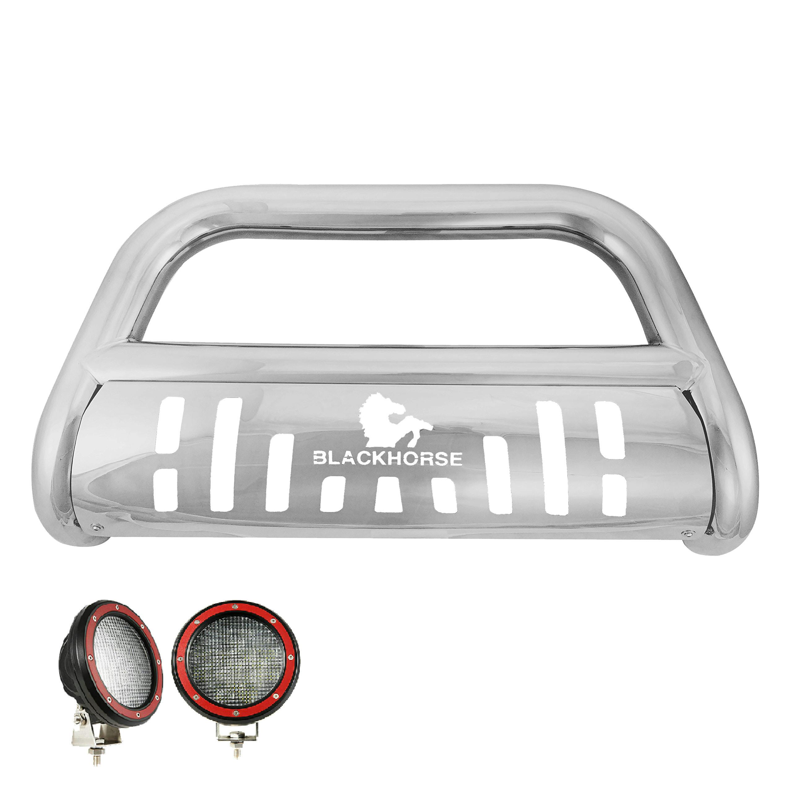 Black Horse Off Road BB158107-SP-PLFR Bull Bar Kit