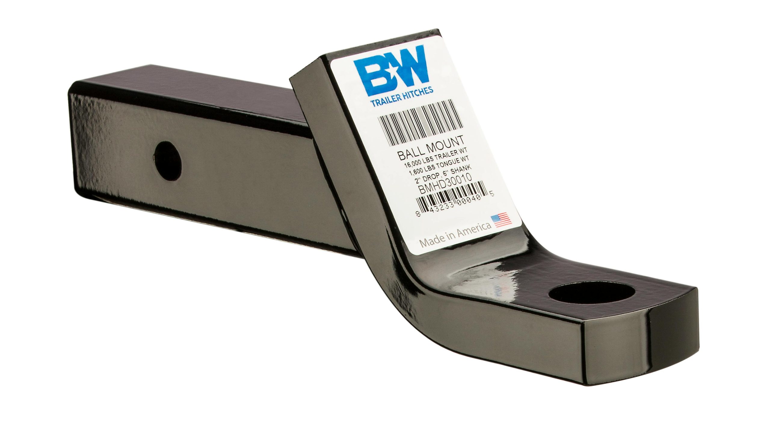 B&W Towing BMHD30010 Ball Mount 16K 2" Drop