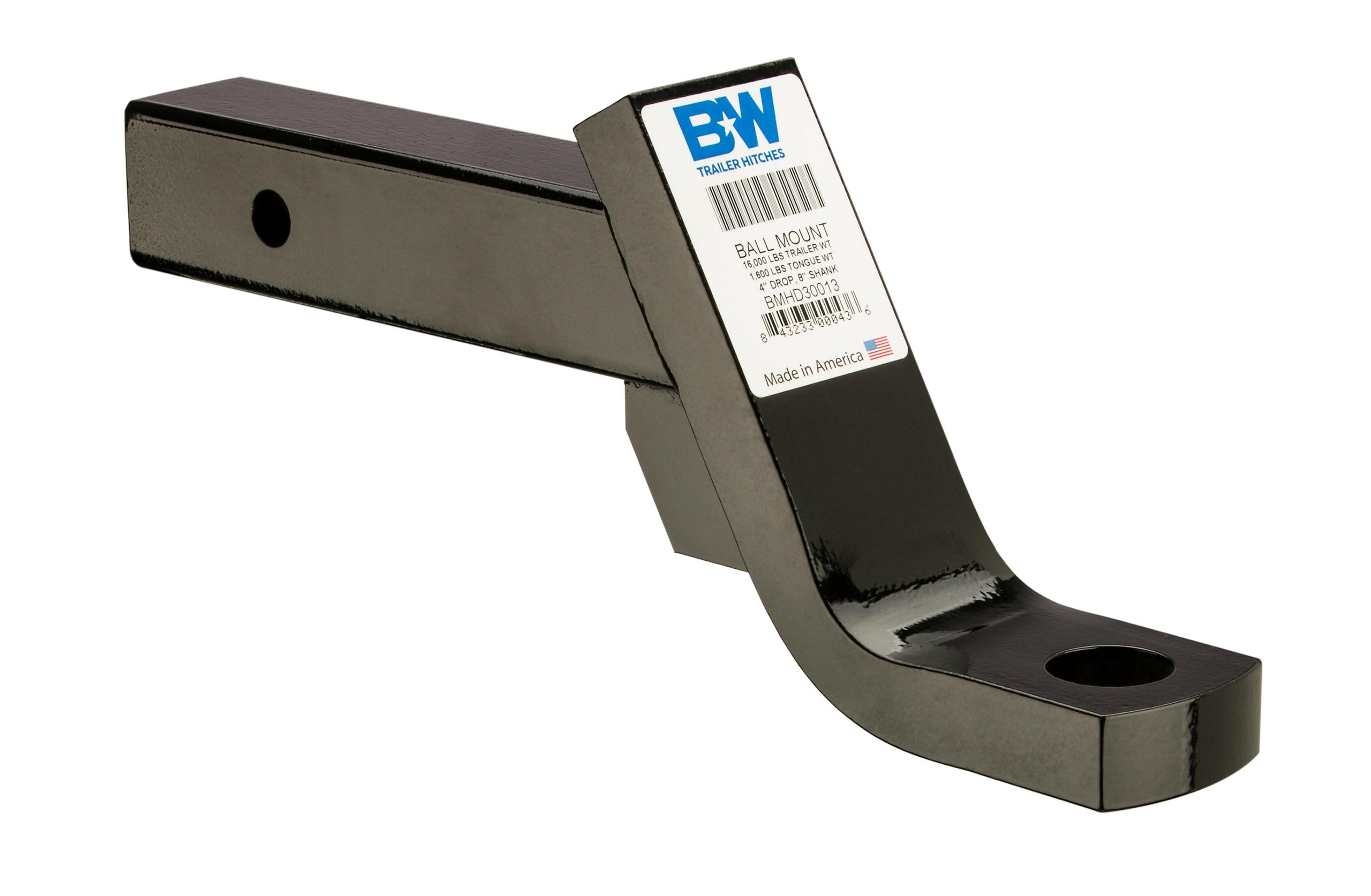 B&W Towing BMHD30013 Ball Mount 16K 4" Drop