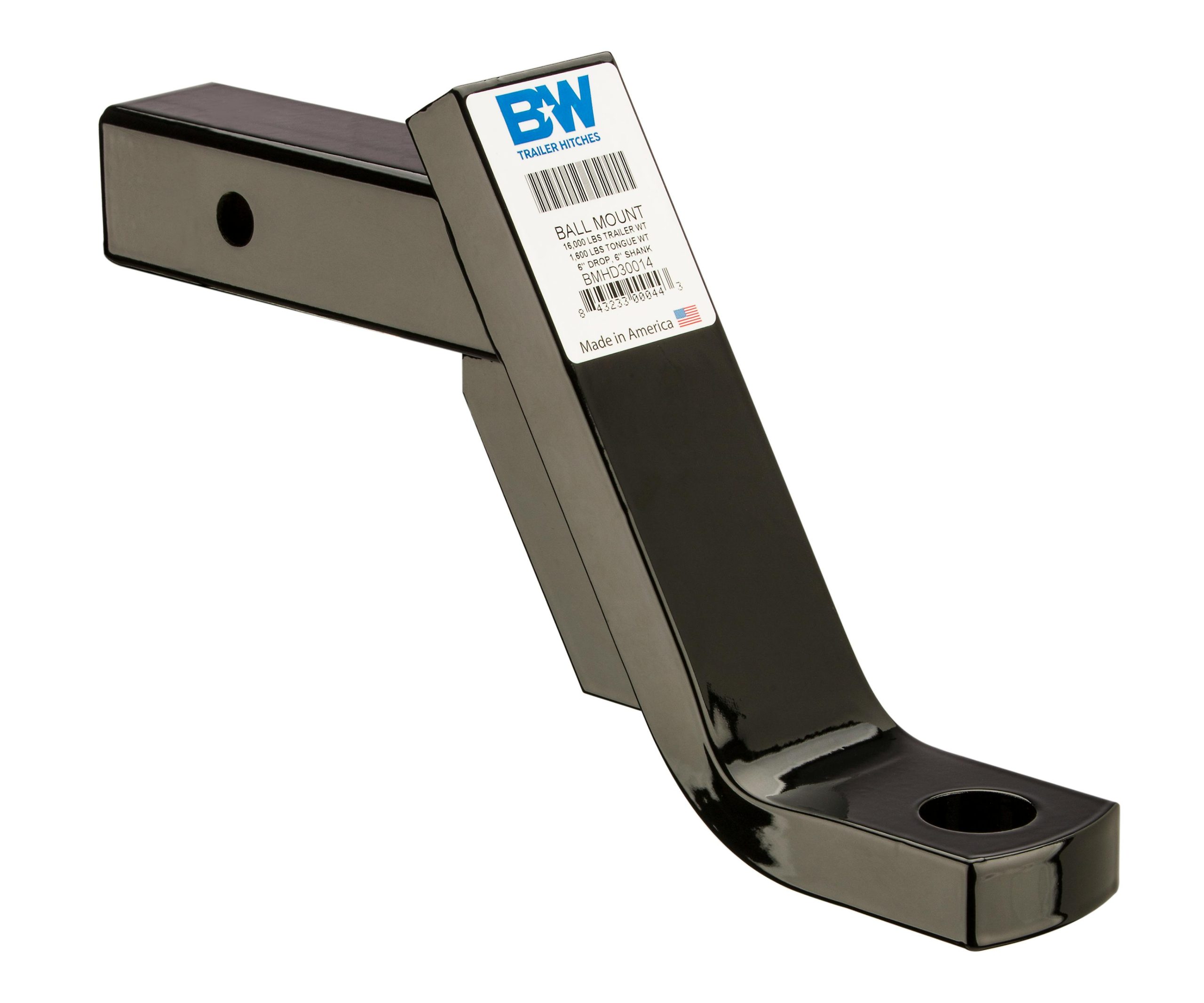 B&W Towing BMHD30014 Ball Mount 16K 6" Drop