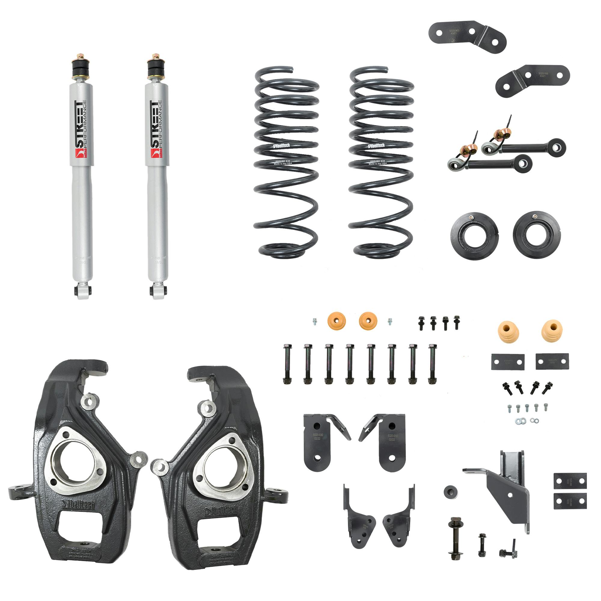 Belltech 1060SP 2019+ Ram 1500 2WD/4WD -2"F / 3-4"R