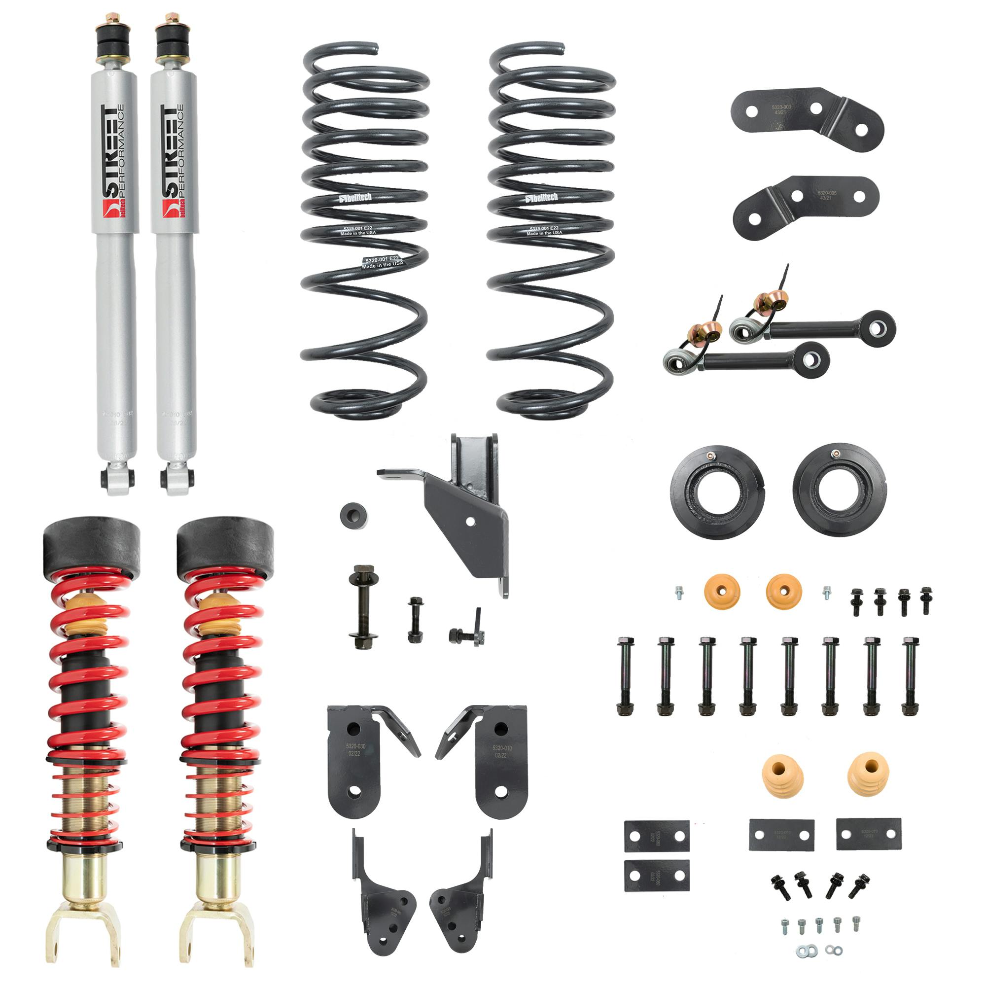 Belltech 1061SPC 2019+ Ram 1500 2WD/4WD 1-3"F / 3-4" R