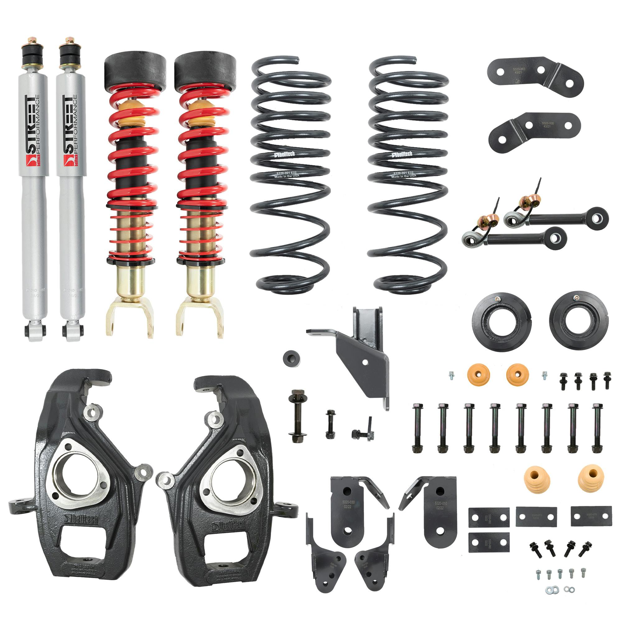 Belltech 1062SPC 2019+ Ram 1500 2WD/4WD 3-4"F 4-5"R