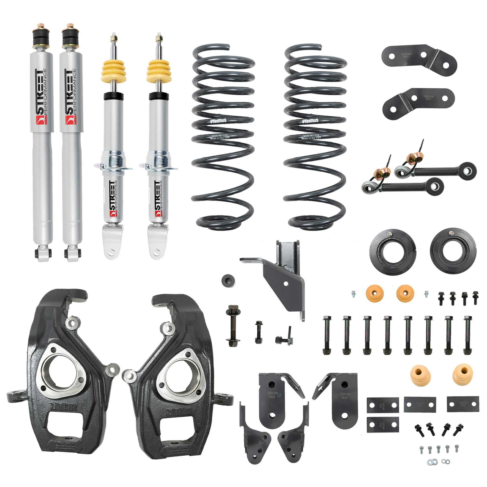 Belltech 1062SP 2019+ Ram 1500 2WD/4WD 3-4"F 4-5"R