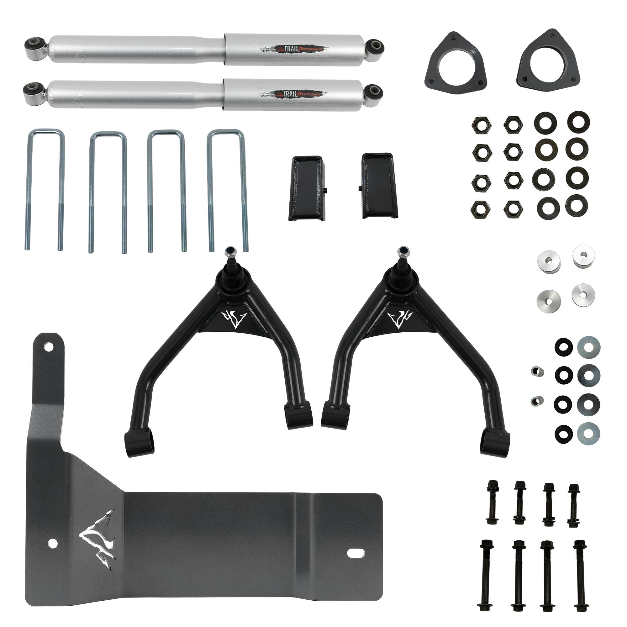 Belltech 150200BK 2016-2018 Silverado / Sierra 1500 4wd (Ext & Crew Cab) 4" Lift