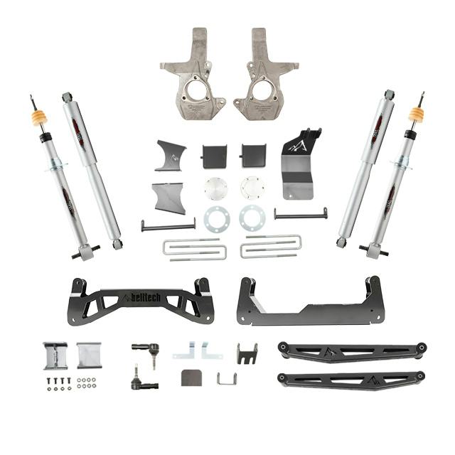 Belltech 150201TP 2007-2016 Silverado / Sierra 1500 4wd (Ext & Crew Cab) 7"-9" Lift