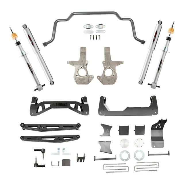 Belltech 150203TPS 7 Lift Kit Front and Rear Trail Performance Struts/Shocks