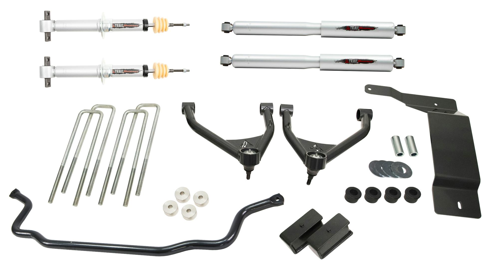 Belltech 150207TPS 2007-2013 Silverado / Sierra 1500 4wd (Ext & Crew Cab) 4" Lift w/ Front Sway Bar