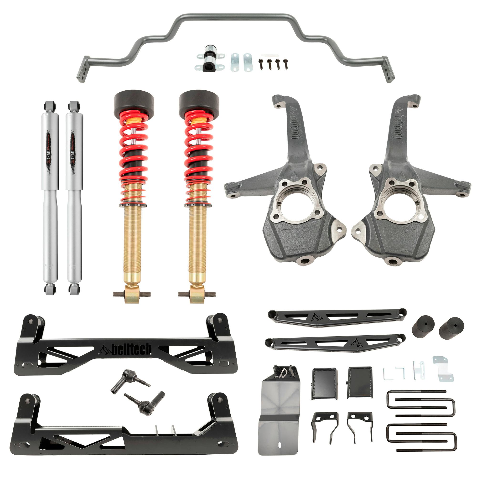 Belltech 150210HK 2019-2021 Silverado / Sierra 4wd 6"-8" Lift w/ Front sway bar