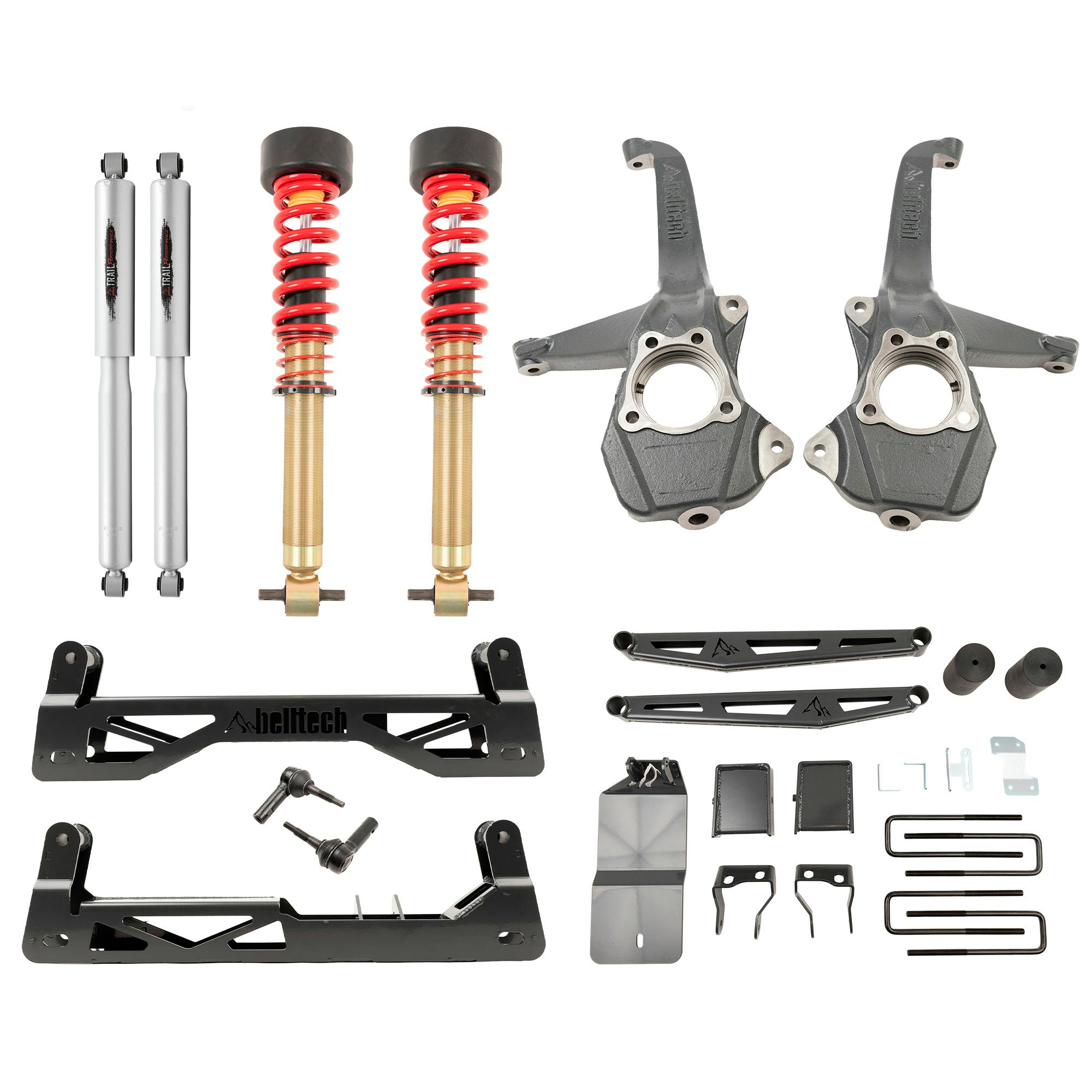Belltech 150210TPC 6-8 INCH LIFT KIT | FRONT & REAR TRAIL PERFORMANCE COILOVERS/SHOCKS - 150210TPC