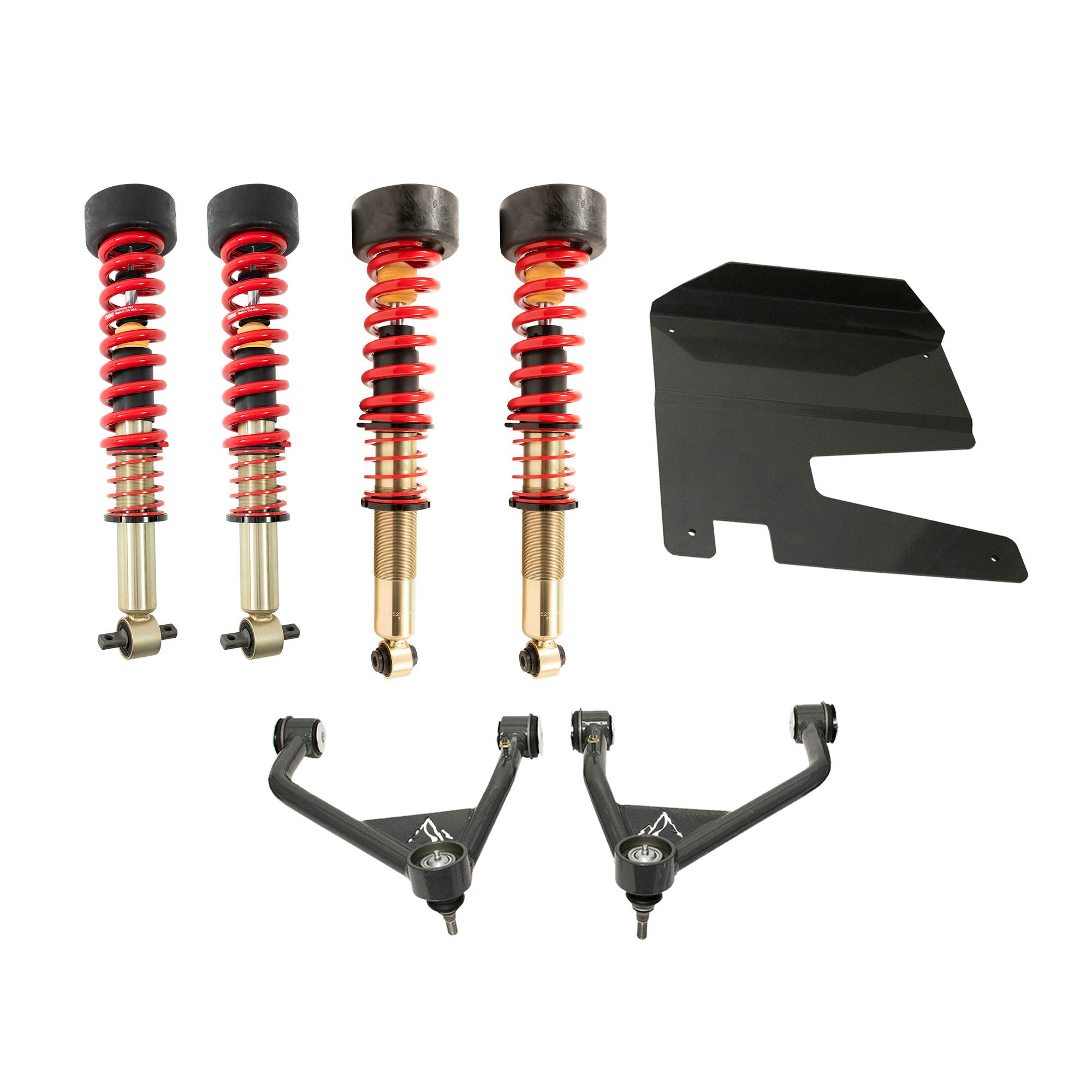 Belltech 150220TPC 2021 Chevrolet Tahoe / GMC Yukon 2WD/4WD 4" Lift Kit w/ Coilovers